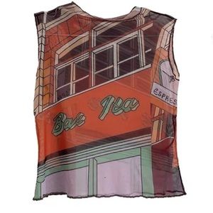 Cielo Studio Bar Ita Mesh Top